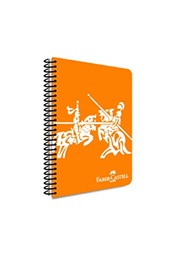 Faber Castell Cr1 A4 Spiral Notebook - 60 Gr Unlined PP Cover, 100 Yp