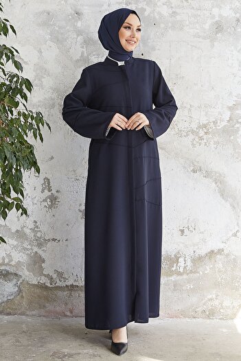 InStyle Slonovinový vzor potrubí Ferace - námořnická modř