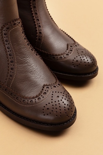 Gondol Γνήσιο δέρμα με κοντό τακούνι Taz Boots Ell.3792