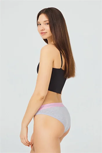 Cottonhill Pachet de 7 - Chiloți de bikini de bază din bumbac pentru femei