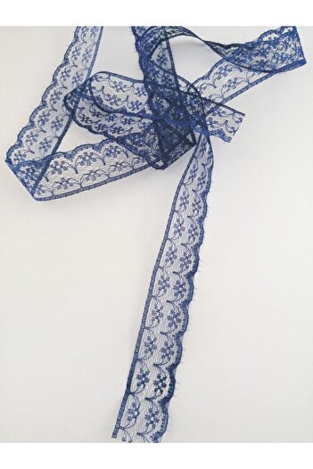 Hobigram Μπλε Navy Lace Ribbon – Προσαρμοσμένο σχέδιο, Αξεσουάρ, Ποιοτική Παραγωγή, Εντυπωσιακό Στυλ – Κορδέλα – Kurde