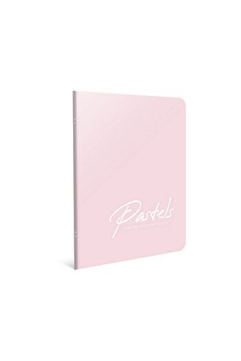 Gıpta Pink Pastels A4 100 Sheets Wire Stitched Plastic Cover Notebook (4120) Ruled