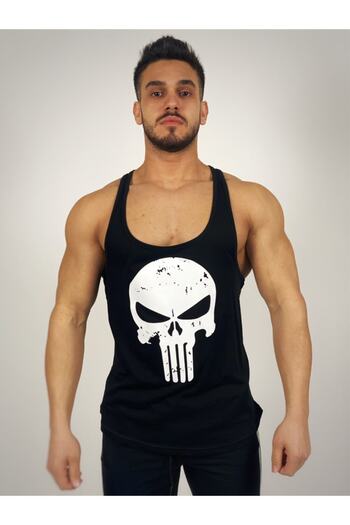 BLACK - Εσωρούχο γυμναστικής Punisher
