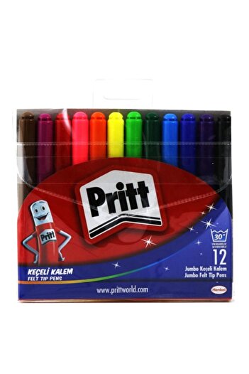 Pritt Set of 12 Washable Paint Jumbo Felt Pens