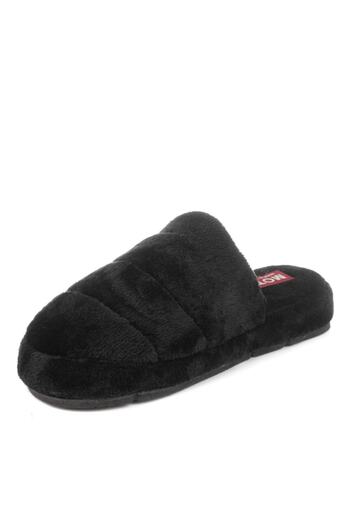 İmerShoes Women's Black Daily House Slippers Engagement Dowry Suitable Indoor Winter Slippers