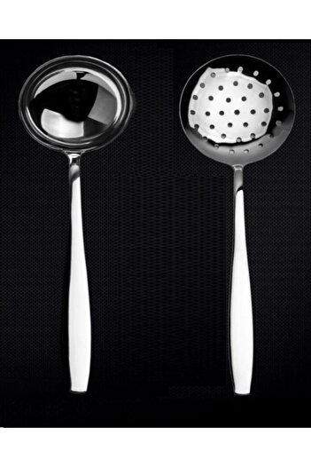 Nehir Sahra Serving Set of 2 Bucket Serving Colander