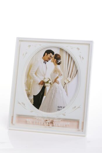 MUKKO HOME White Bridal Groom Frame Ld307