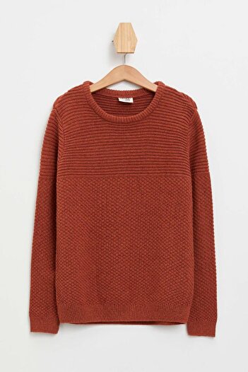 DeFacto Orange Knitwear Sweater