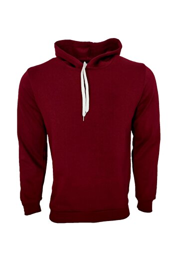 Raf Coll Φούτερ Unisex Claret Red Basic με κουκούλα