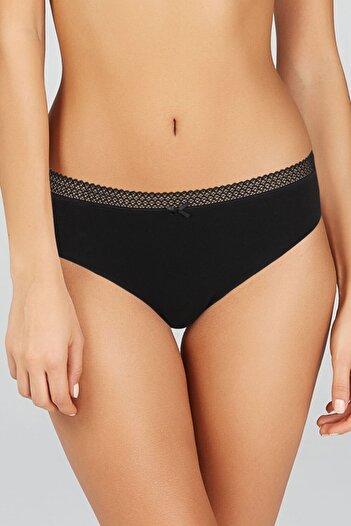 Kom Kadın Asorti Penye Modal Bikini Slip Külot 3'lü