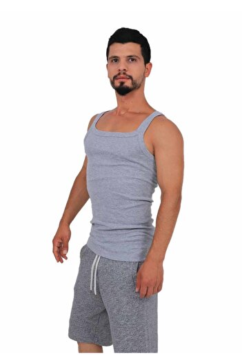 Berrak Pack of 2 Men's Camisole Undershirt 100% Cotton
