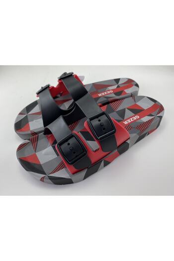 GEZER Men's Red Slippers