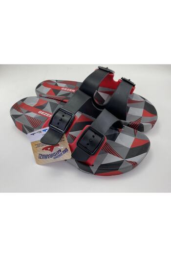 GEZER Men's Red Slippers