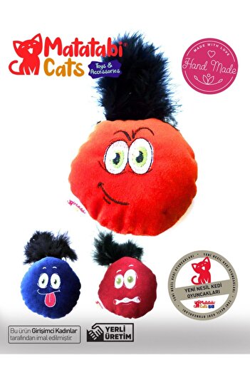 MATATABİ CATS Mino Sound, Furry, Fun, Fabric Cat Toy Matatabili (DOES NOT CONTAIN CATNINT/HEB)