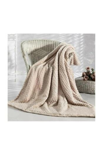 Merinos Double Pearl Bud Blanket - Mink