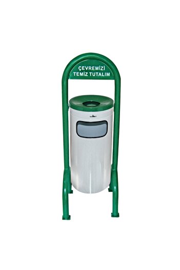 BlackBird Home Garden Type Four-Legged Trash Can - Painted