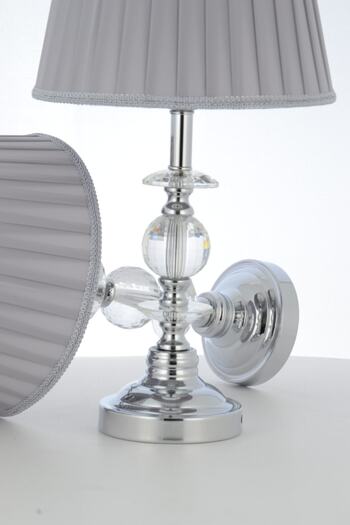 AbajurAksesuar UFO 2-Piece Silver Lampshade
