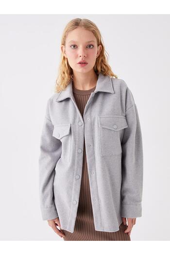 LC Waikiki LCW Vision Straight Long Sleeve Women's Lumberjack Shirt Jacket