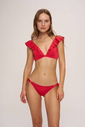 Pierre Cardin Lace-upFauxJumpsuitBikiniBottom