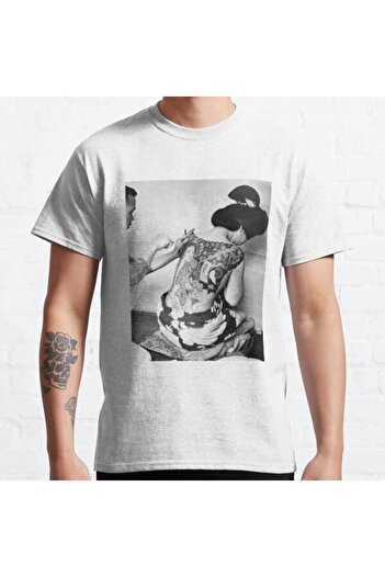 ZOKAWEAR Μπλουζάκι Unisex Vintage Tattoo Art Printed - Σέξι Σχέδιο Japonesa
