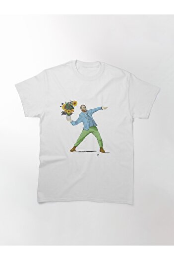 ZOKAWEAR Μπλουζάκι Loose Fit Unisex με στάμπα με σχέδιο Van Goghsky