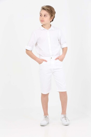 Beebird Children's Woven Classic Five Pocket Shorts