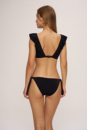Pierre Cardin Lace-upFauxJumpsuitBikiniBottom