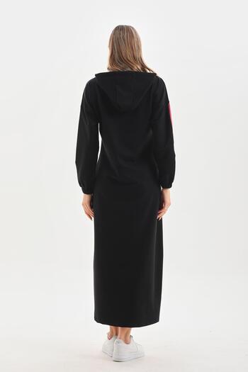 WestBound Powder V Pattern Color Blocked Hijab Daily Long Sports Dress