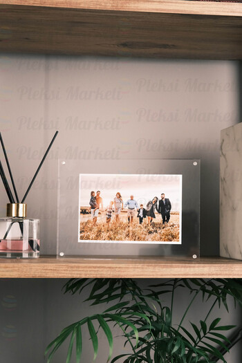 Pleksi Marketi Photo Frame with Plexi Miktanis --15x21cm--1 Piece--