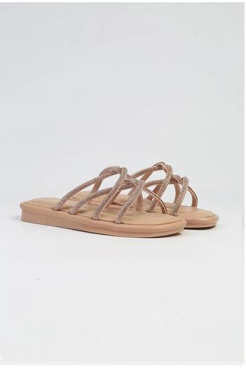 Pierre Cardin PC-5104 Γυναικείες Παντόφλες Stone Beige