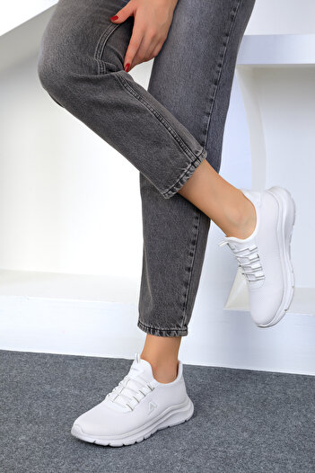 SOHO Women's White Sneakers 18076