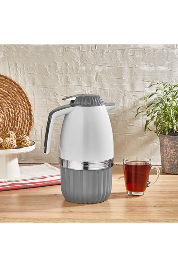 Mamma Legend Chrome Handle Double Glass Luxury Thermos 2 Liters