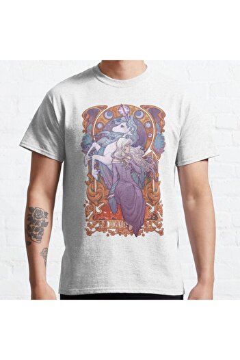 ZOKAWEAR Amalthea - Unisex Mold, The Last Unicorn Design Printed T-Shirt