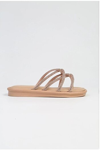 Pierre Cardin PC-5104 Γυναικείες Παντόφλες Stone Beige