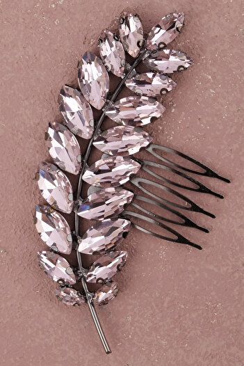 Hayalperest boncuk Virgo Model Elegant Bridal Wedding Hair Accessory Bridal wedding and Henna Hair Accessory Pink