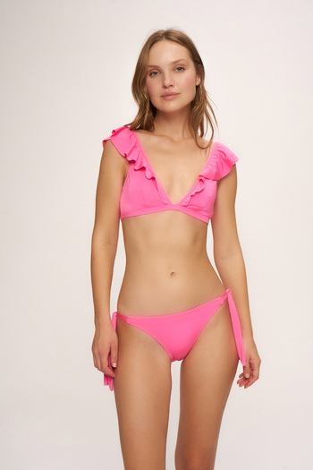 Pierre Cardin Triangle Bikini Top - Derek Flounced