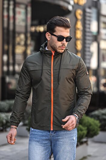 ByTrend Πολύχρωμο αδιάβροχο με φερμουάρ Seasonal PLDP 2920