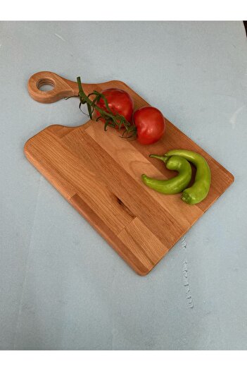 ÇEFTWOOD Nile Natural Beech Wood, Solid Cutting Board