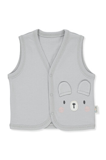 Bebetto INTERLOK VEST EMBROIDERED (BESTIES) T 3579