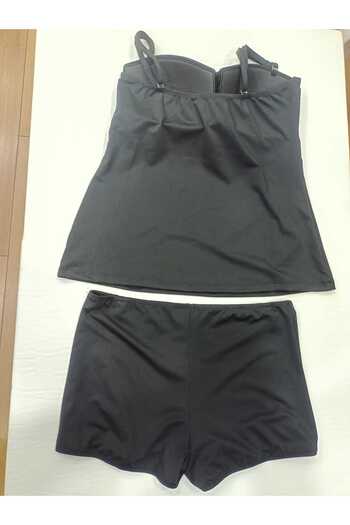 Kom SOLID COLOR TANKINI SWIMSUIT