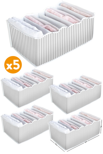 ESTİ STD 5 kusů – 8 přihrádkový harmonikový organizér – velký 24 x 37 x 18 klasický