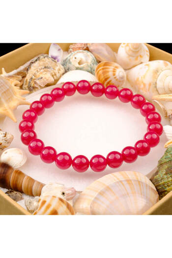 Padore Accessory Prosperity of Red: Unisex Ruby Jewelled Bracelet
