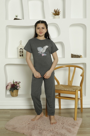 FAMES PİJAMA Summer Girl's Pajama Set
