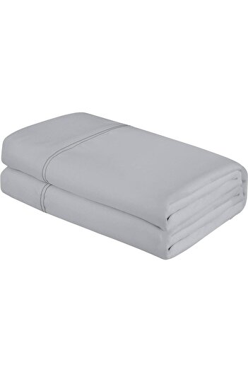 MELONIE Flat Sheet 57 TEL Akfil Fabric (3 Different Sizes - 9 Different Colors)