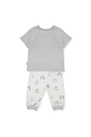 Bebetto INTERLOCK SLEEPWEAR SET WITHOUT BOOTIES 2-PIECE (BESTIES) F 1314