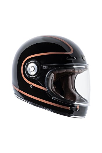 TORC T-1 Copper Pin Kapalı Motosiklet Kaskı Siyah