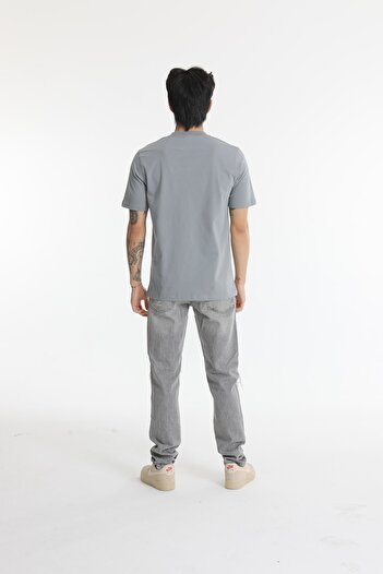 The Champ Clothing Ανδρικό βαμβακερό μπλουζάκι με στάμπα με λαιμόκοψη