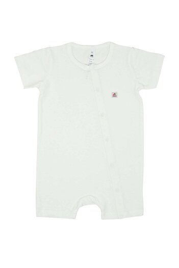 Jrmori Basic Short Jumpsuit with Snap Fasteners