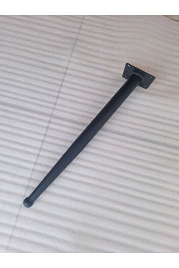 DEMONTEPARK 1buc 45cm picior conic metalic-picioare măsuță de cafea-vopsit culoare neagră