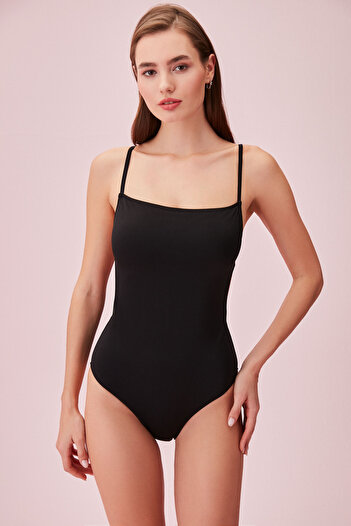 SUWEN Back Detailed Swimsuit